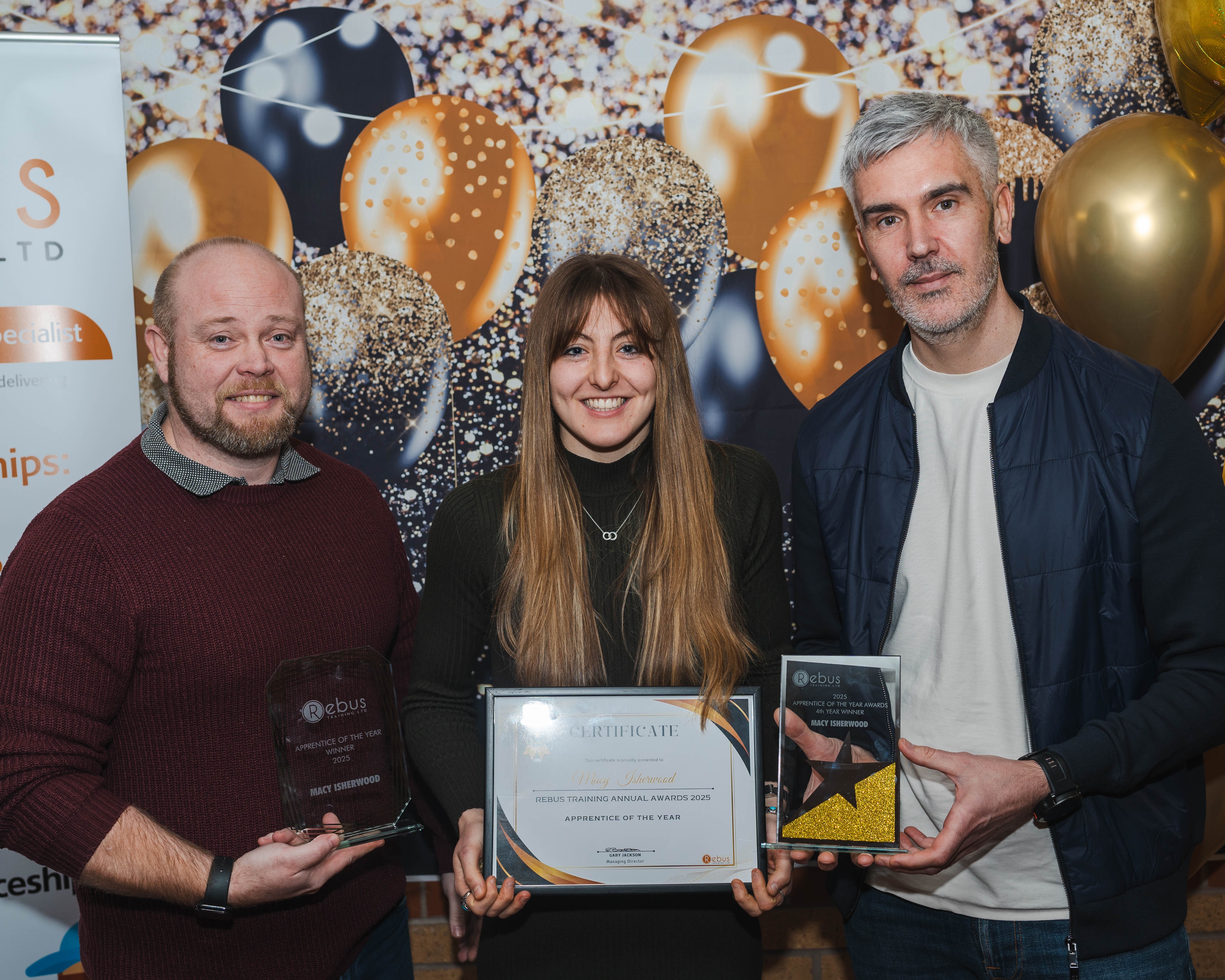 Record-breaking apprentice wins top award for the second time